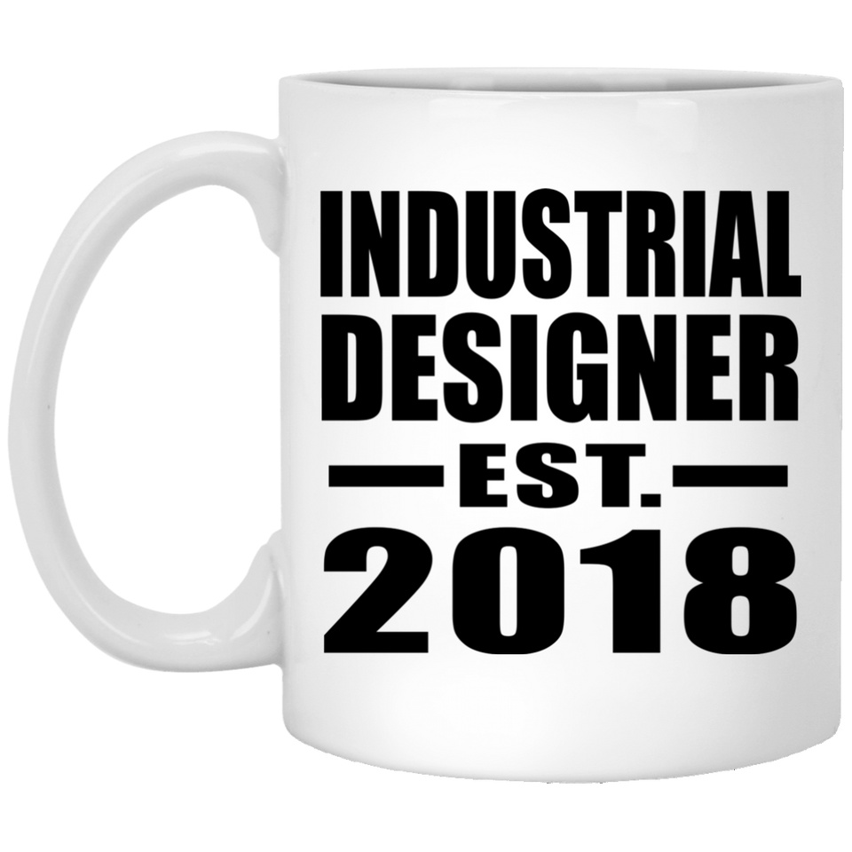 Industrial Designer Established EST. 2018 - 11 Oz Coffee Mug