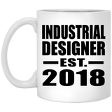 Industrial Designer Established EST. 2018 - 11 Oz Coffee Mug