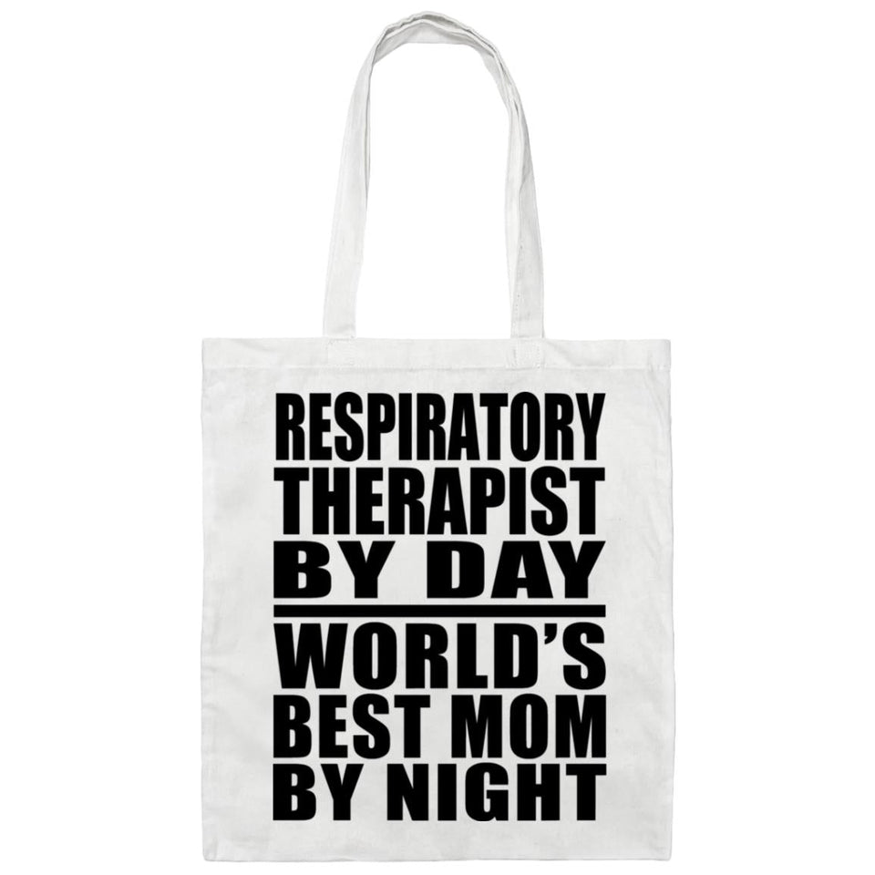 Respiratory Therapist By Day World's Best Mom By Night - Tote Bag White