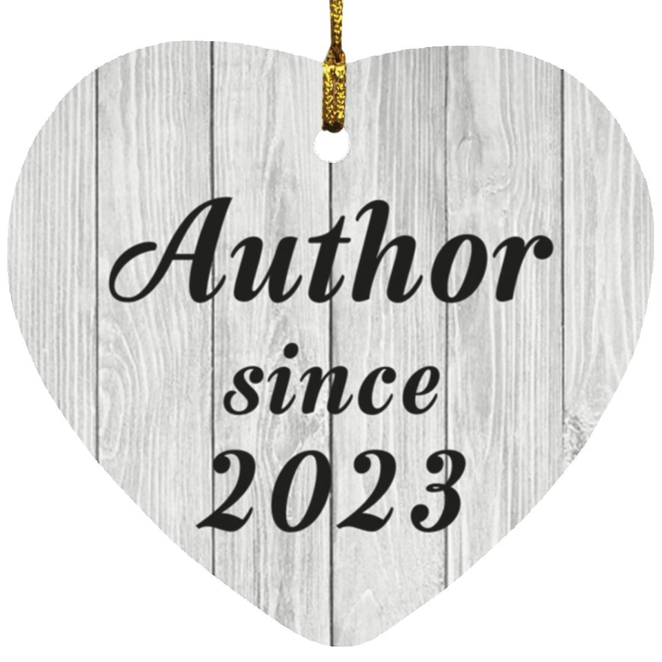 Author Since 2023 - Heart Ornament F