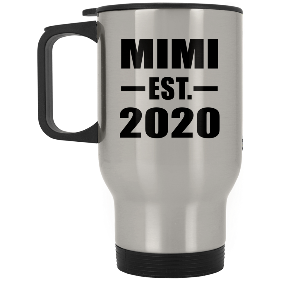 Mimi Established EST. 2020 - Silver Travel Mug