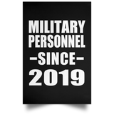 Military Personnel Since 2019 - Poster Portrait
