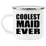 Coolest Maid Ever - 12oz Camping Mug