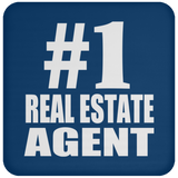 Number One #1 Real Estate Agent - Drink Coaster