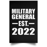 Military General Established EST. 2022 - Poster Portrait