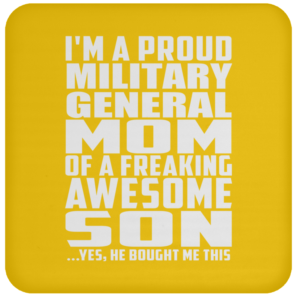 Proud Military General Mom Of Awesome Son - Drink Coaster