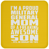 Proud Military General Mom Of Awesome Son - Drink Coaster