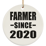 Farmer Since 2020 - Circle Ornament
