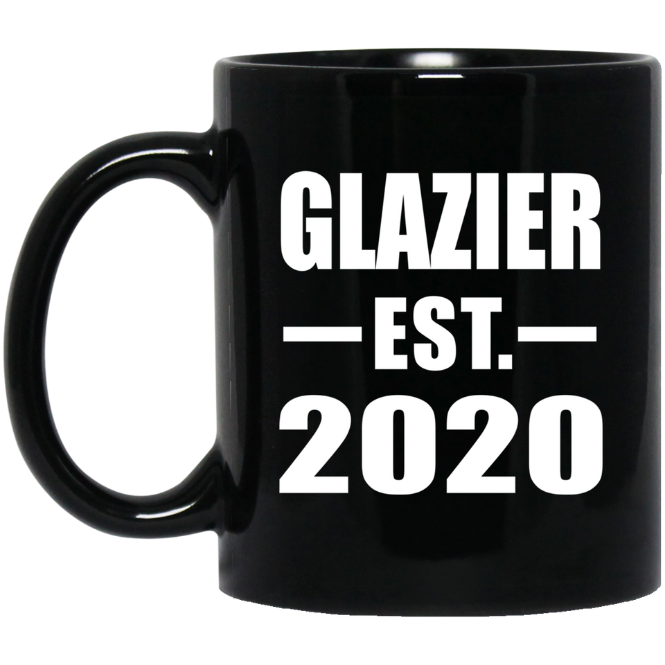 Glazier Established EST. 2020 - 11oz Coffee Mug Black