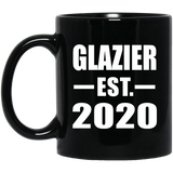 Glazier Established EST. 2020 - 11oz Coffee Mug Black