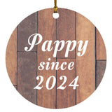Pappy Since 2024 - Circle Ornament E