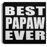 Best Papaw Ever - Canvas Square
