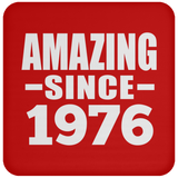 48th Birthday Amazing Since 1976 - Drink Coaster