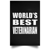 World's Best Veterinarian - Poster Portrait