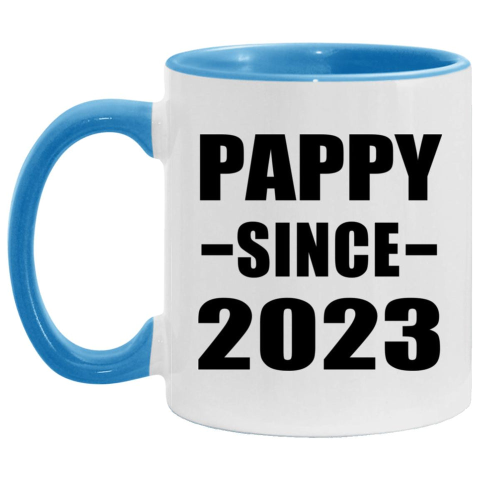 Pappy Since 2023 - 11oz Accent Mug Blue
