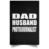 Dad Husband Photojournalist - Poster Portrait