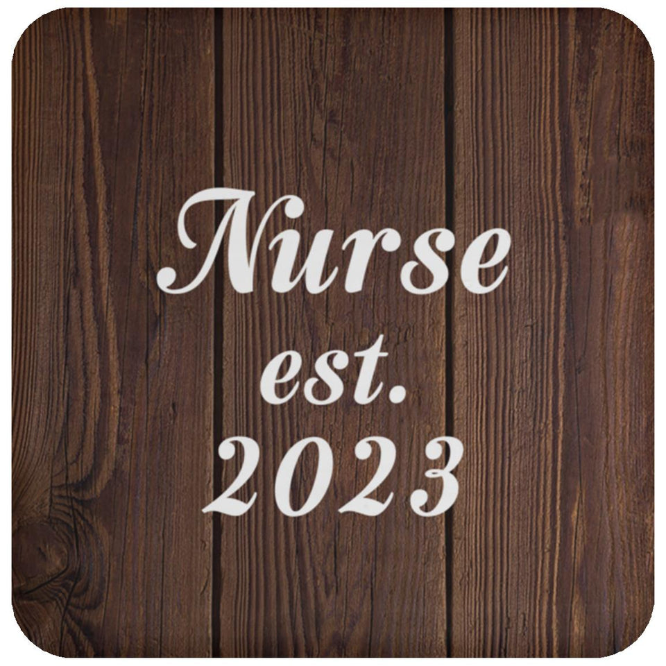 Nurse Established Est. 2023 - Drink Coaster D