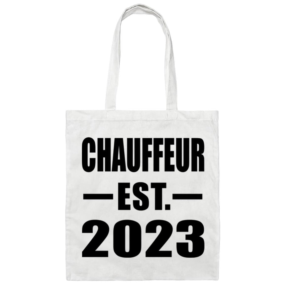 Chauffeur Established EST. 2023 - Tote Bag White