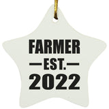 Farmer Established EST. 2022 - Star Ornament