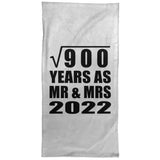 30th Anniversary Square Root of 900 Years As Mr & Mrs 2022 - Hand Towel