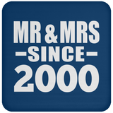 24th Anniversary Mr & Mrs Since 2000 - Drink Coaster