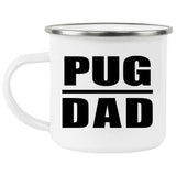 Pug Dad - 12oz Camping Mug