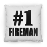 Number One #1 Fireman - Throw Pillow