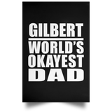 Gilbert World's Okayest Dad - Poster Portrait