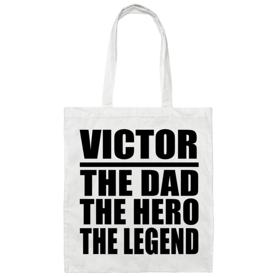 Victor The Dad The Hero The Legend - Tote Bag White