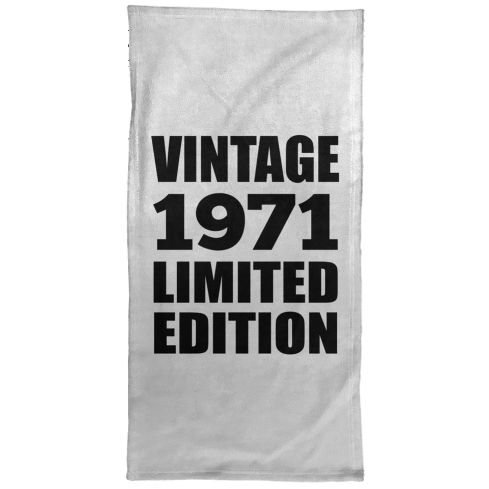 53rd Birthday Vintage 1971 Limited Edition - Hand Towel