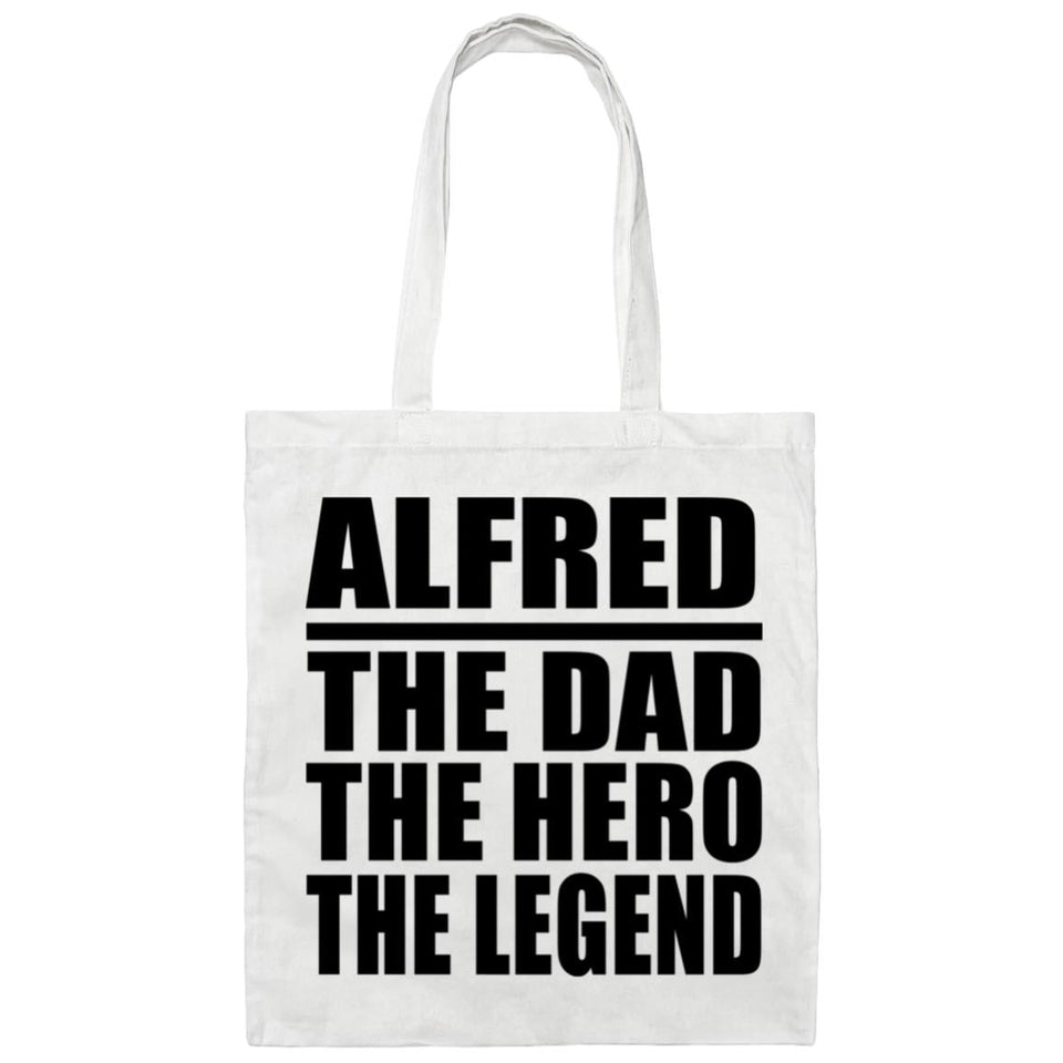 Alfred The Dad The Hero The Legend - Tote Bag White
