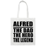 Alfred The Dad The Hero The Legend - Tote Bag White