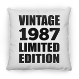 37th Birthday Vintage 1987 Limited Edition - Throw Pillow