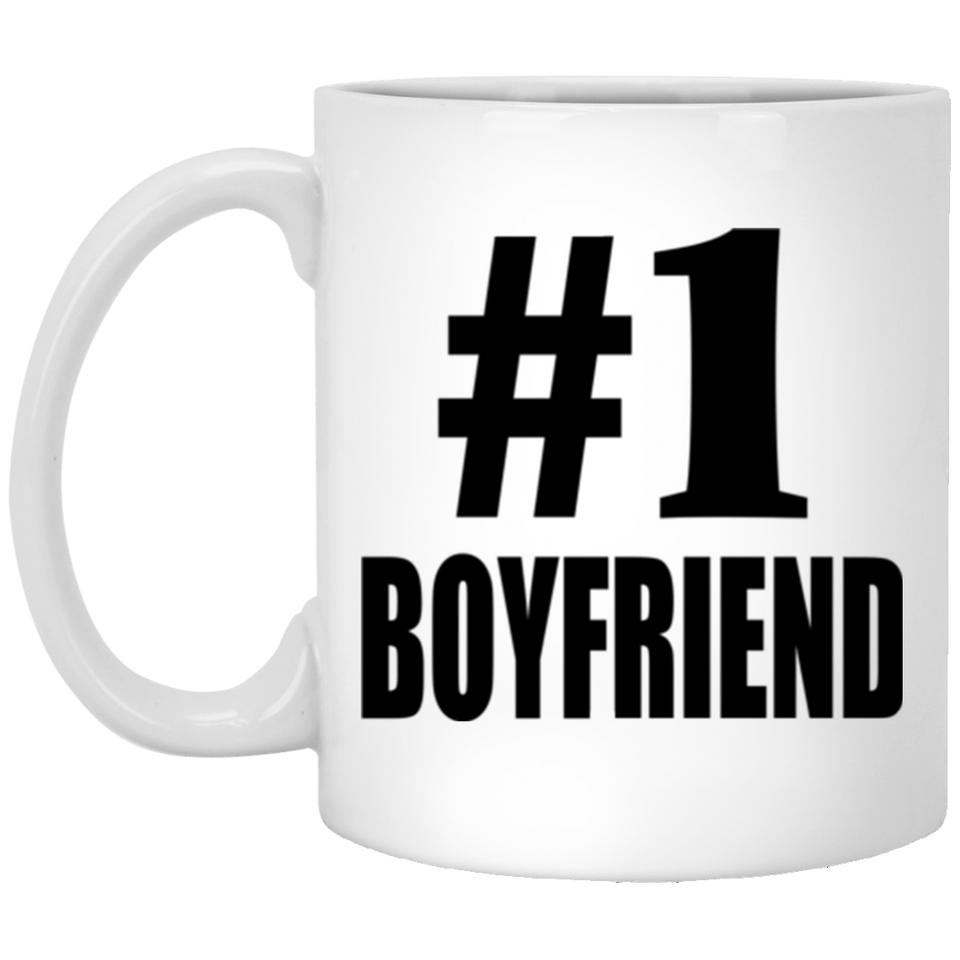 Number One #1 Boyfriend - 11 Oz Coffee Mug