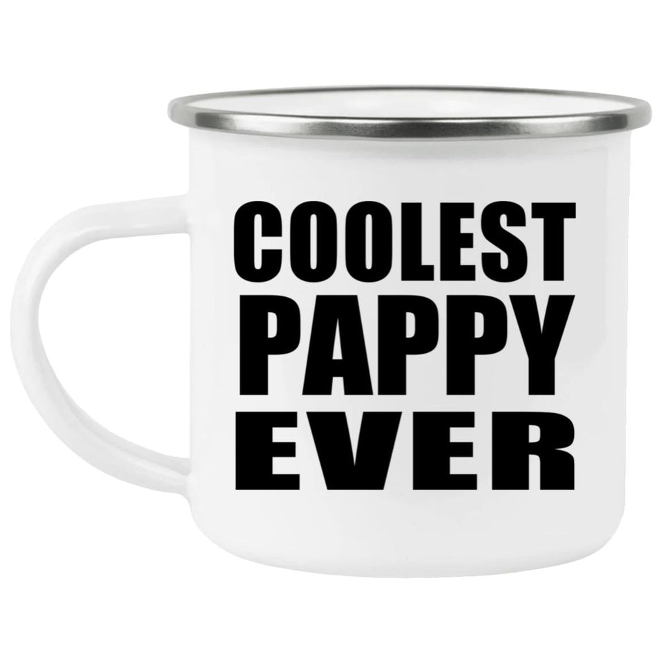 Coolest Pappy Ever - 12oz Camping Mug