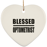 Blessed Optometrist - Heart Ornament