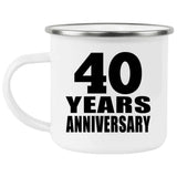 40th Anniversary 40 Years - 12oz Camping Mug