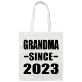 Grandma Since 2023 - Tote Bag White