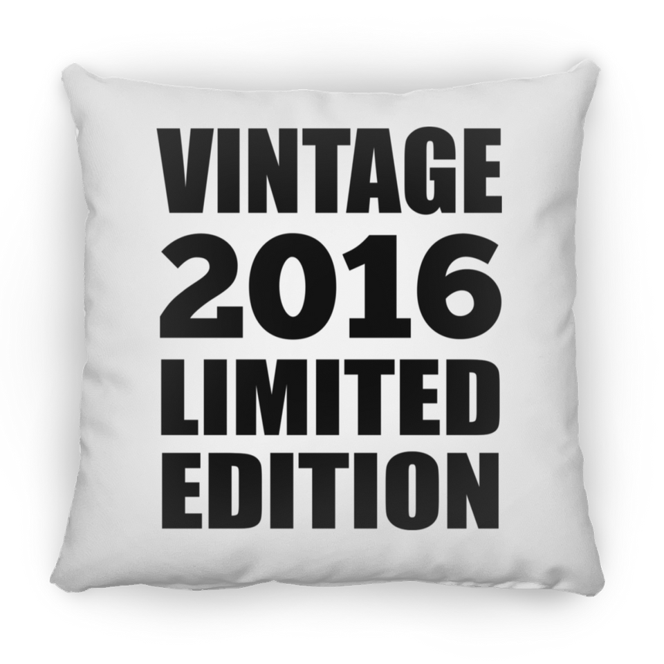 8th Birthday Vintage 2016 Limited Edition - Throw Pillow