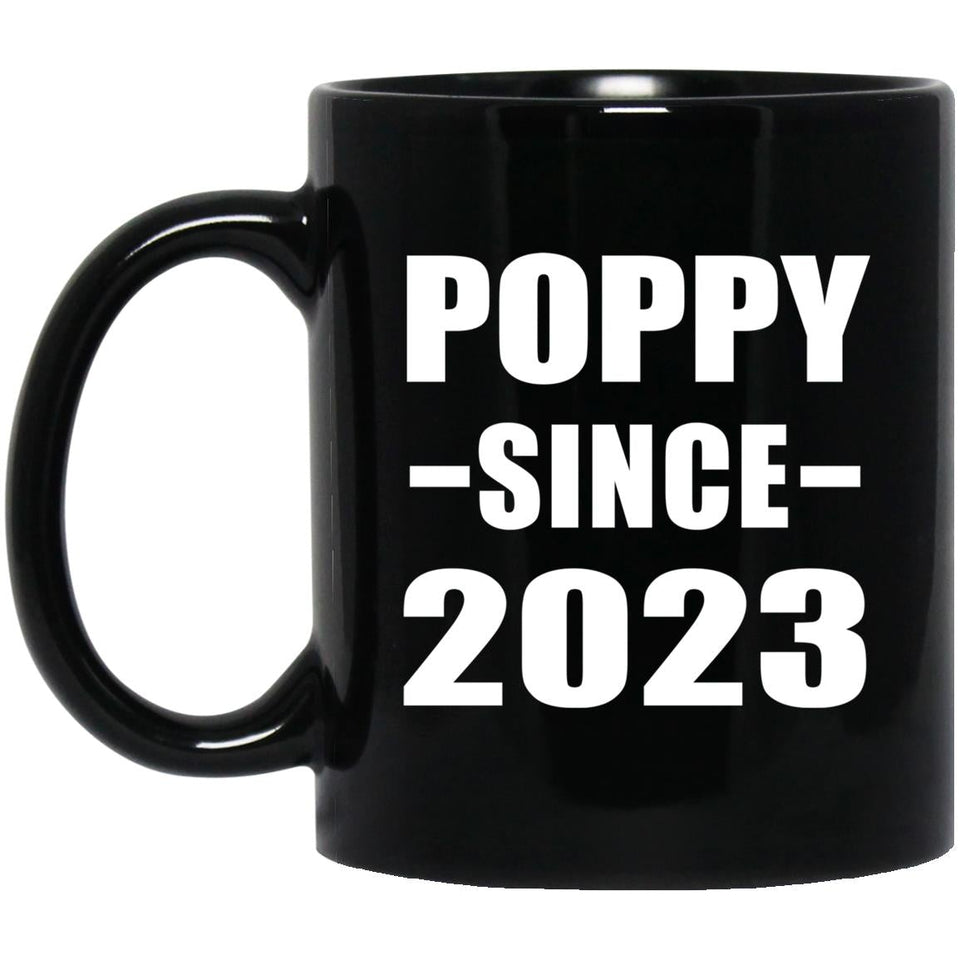Poppy Since 2023 - 11oz Coffee Mug Black