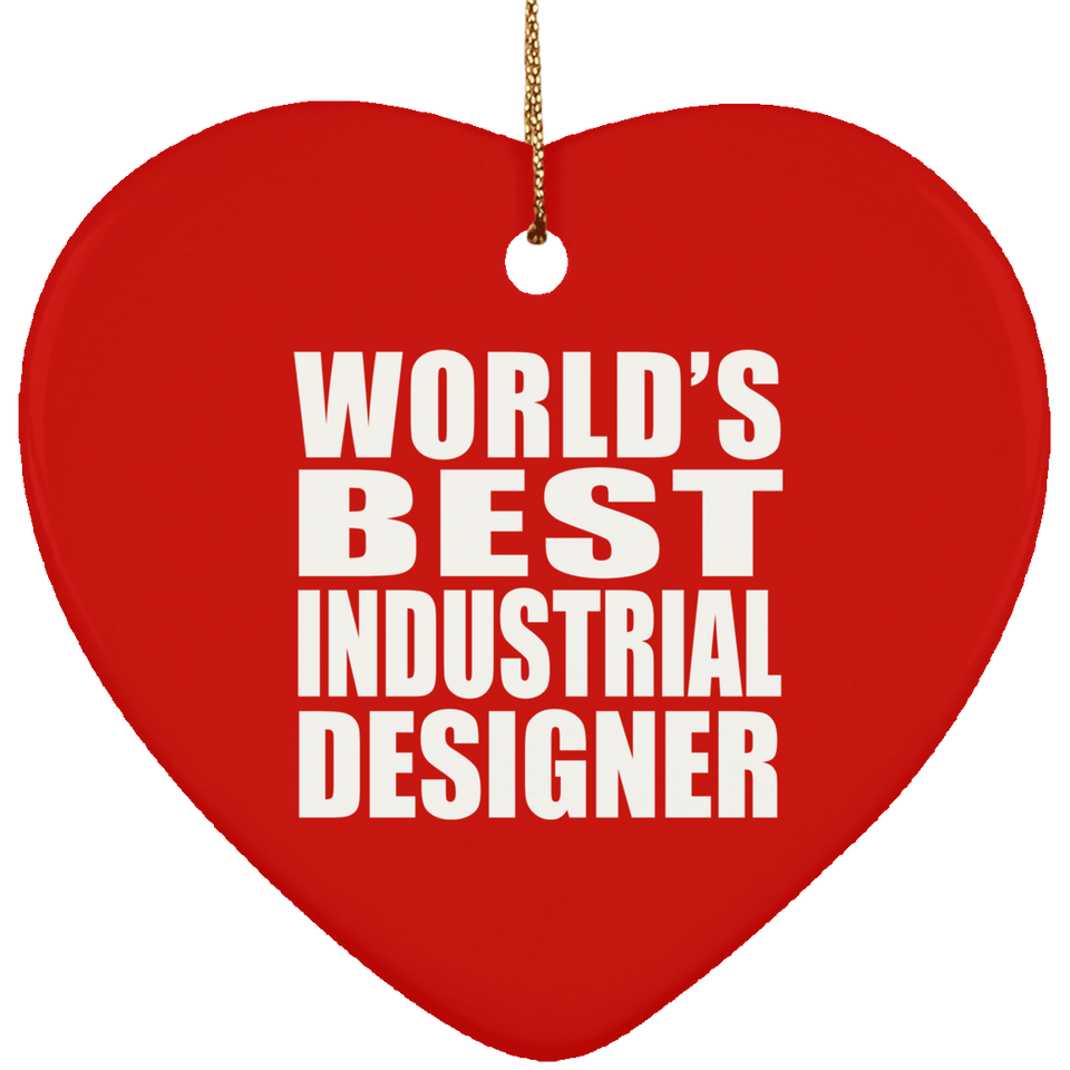 World's Best Industrial Designer - Heart Ornament