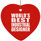 World's Best Industrial Designer - Heart Ornament