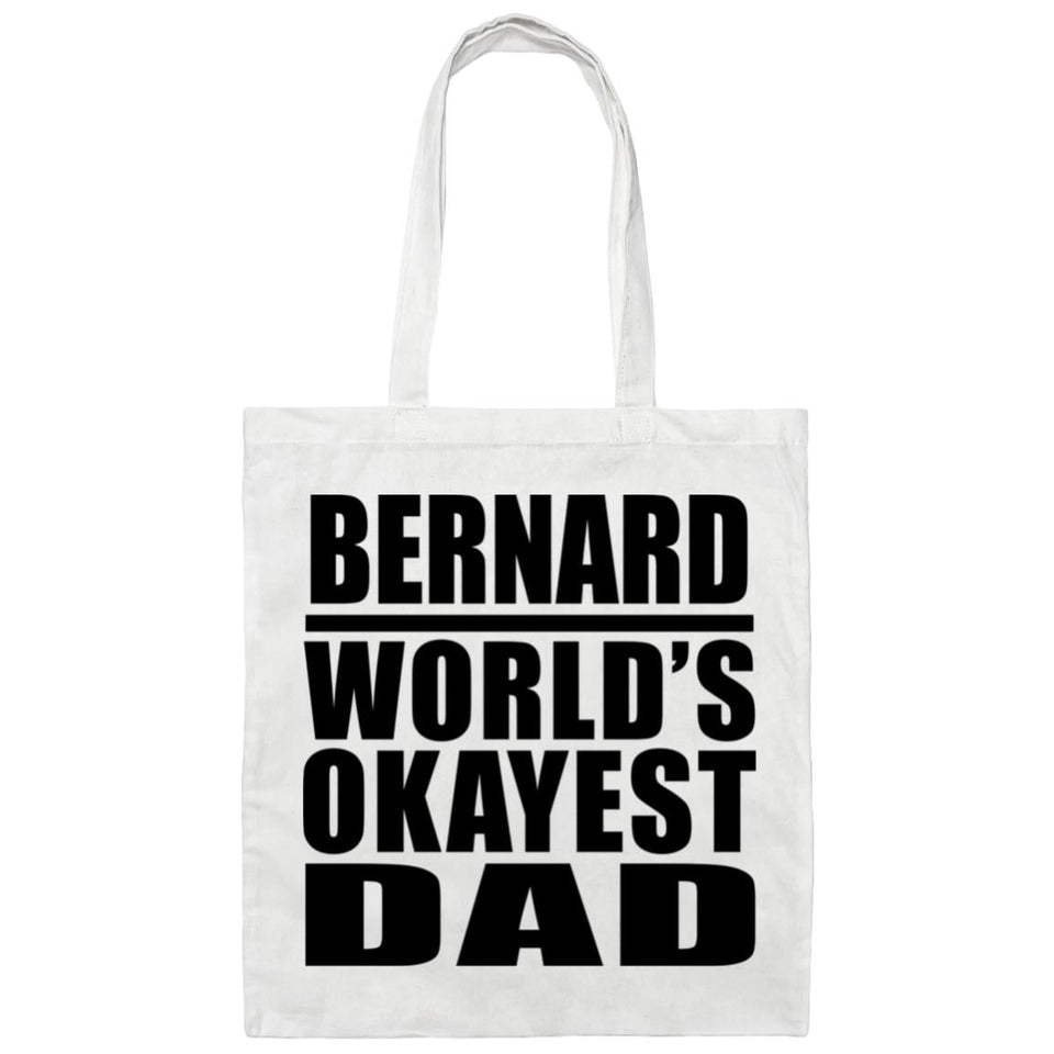 Bernard World's Okayest Dad - Tote Bag White