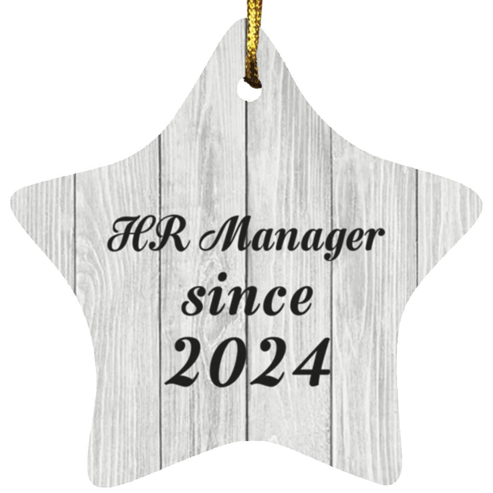HR Manager Since 2024 - Star Ornament F