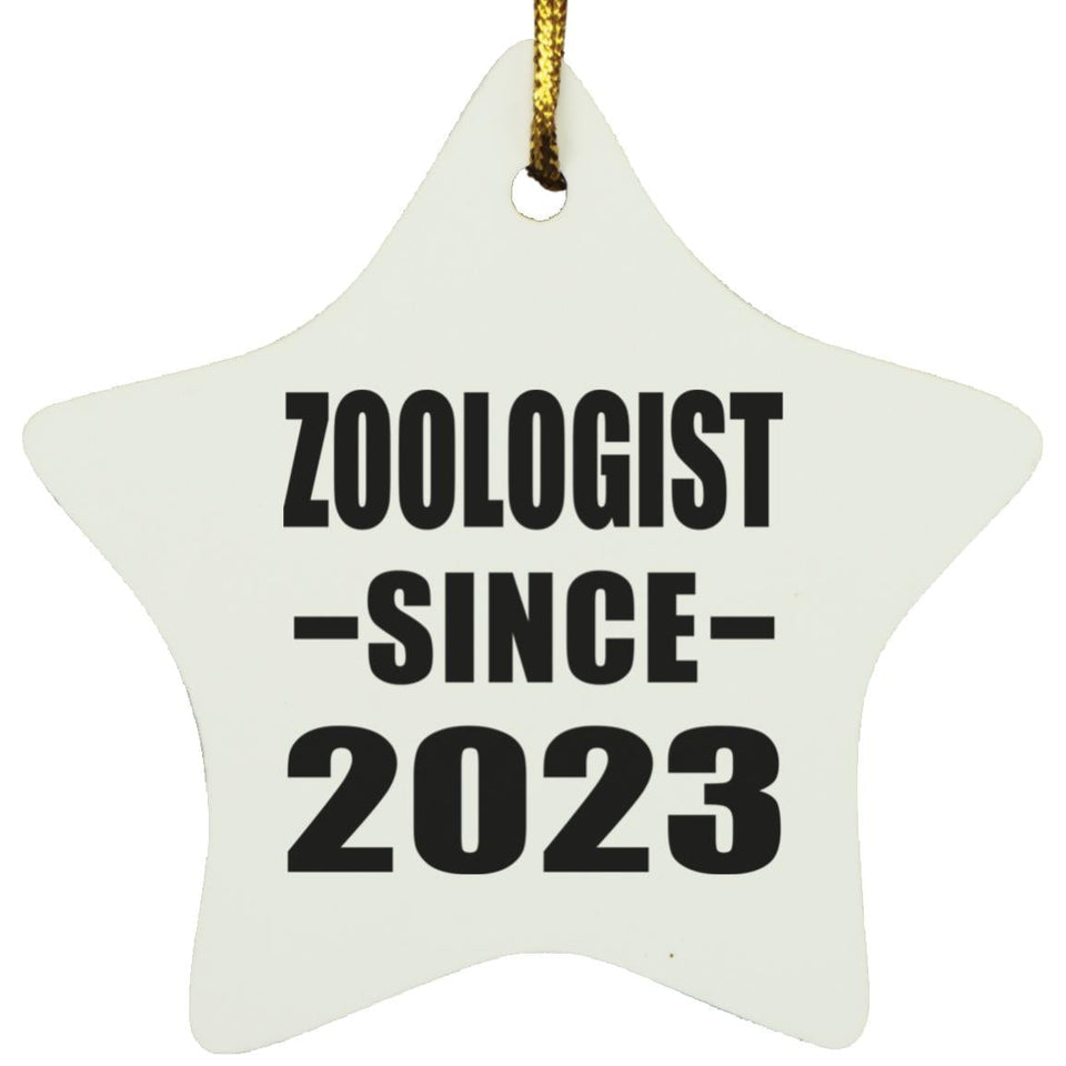 Zoologist Since 2023 - Star Ornament