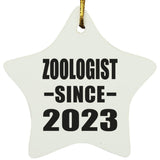 Zoologist Since 2023 - Star Ornament