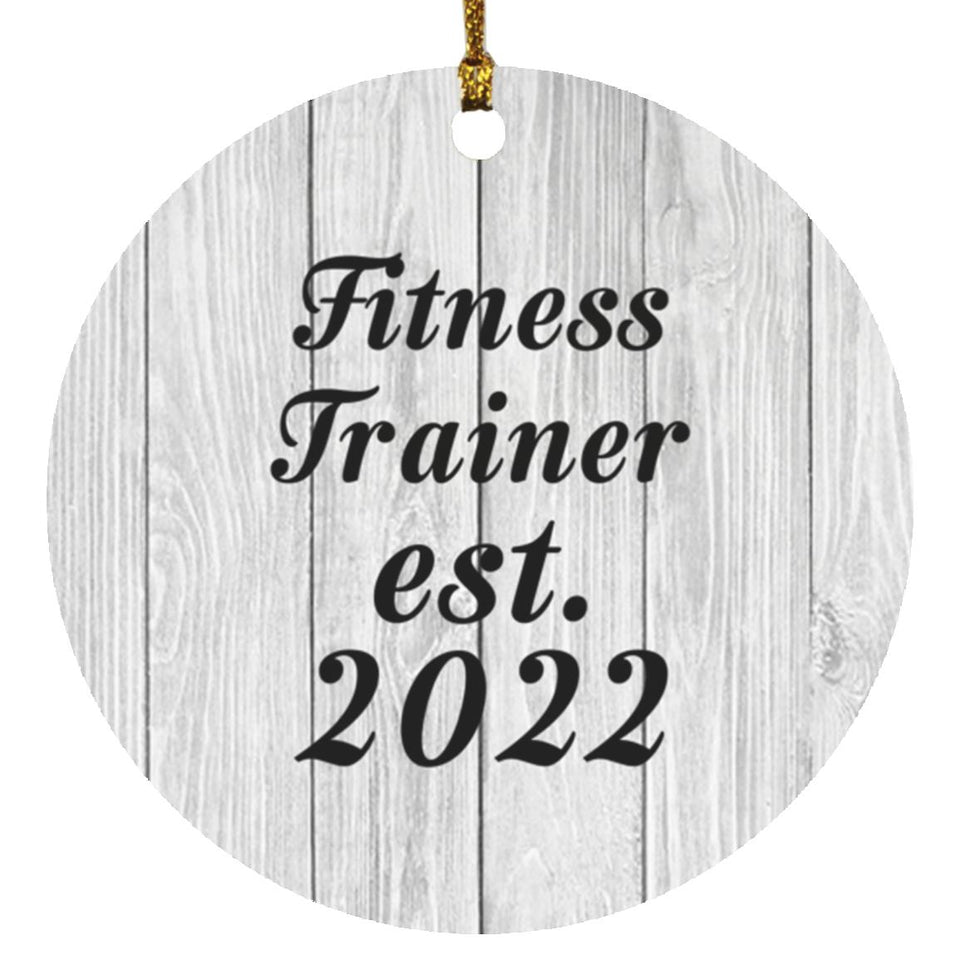 Fitness Trainer Established Est. 2022 - Circle Ornament F