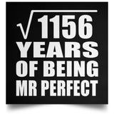 34th Anniversary Square Root of 1156 Years of Mr Perfect - Poster Square