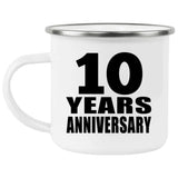 10th Anniversary 10 Years - 12oz Camping Mug