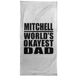 Mitchell World's Okayest Dad - Hand Towel
